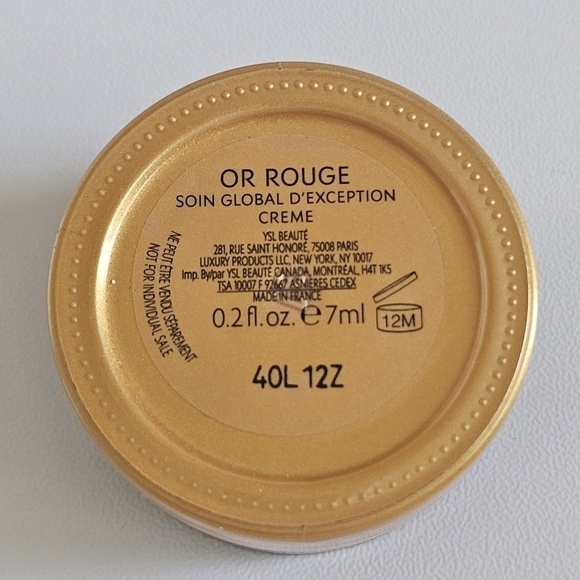 YSL OR ROUGE SOIN GLOBAL D'EXCEPTION CREME - Picture 3 of 6